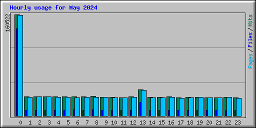 Hourly usage for May 2024